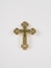 Крест 'В руку 2' золото металлизация